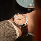  Shop Authentic Breitling Premier B01 Chronograph 42 Beige Dial Brown Leather Strap Watch for Men - AB0145331K1P1 - Luxxuri