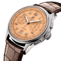 Breitling Premier B01 Chronograph 42 Beige Dial Brown Leather Strap Watch for Men - AB0145331K1P1