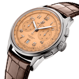  Shop Authentic Breitling Premier B01 Chronograph 42 Beige Dial Brown Leather Strap Watch for Men - AB0145331K1P1 - Luxxuri