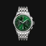  Shop Authentic Breitling Premier B01 Chronograph 42 Green Dial Silver Steel Strap Watch for Men - AB0145371L1A1 - Luxxuri