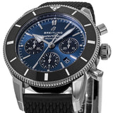  Shop Authentic Breitling Superocean Heritage B01 Chronograph 44 Blue Dial Black Mesh Bracelet Watch for Men - AB0162121C1S1 - Luxxuri