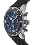  Shop Authentic Breitling Superocean Heritage B01 Chronograph 44 Blue Dial Black Mesh Bracelet Watch for Men - AB0162121C1S1 - Luxxuri