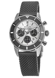  Shop Authentic Breitling Superocean Heritage B01 Chronograph 44 Silver Dial Black Mesh Bracelet Watch for Men - AB0162121G1S1 - Luxxuri