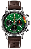  Shop Authentic Breitling Top Time B01 Ford Mustang Green Dial Brown Leather Strap Watch for Men - AB01762A1L1X1 - Luxxuri