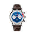  Shop Authentic Breitling Top Time B01 Shelby Cobra Blue Dial Brown Leather Strap Watch for Men - AB01763A1C1X1 - Luxxuri