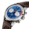  Shop Authentic Breitling Top Time B01 Shelby Cobra Blue Dial Brown Leather Strap Watch for Men - AB01763A1C1X1 - Luxxuri