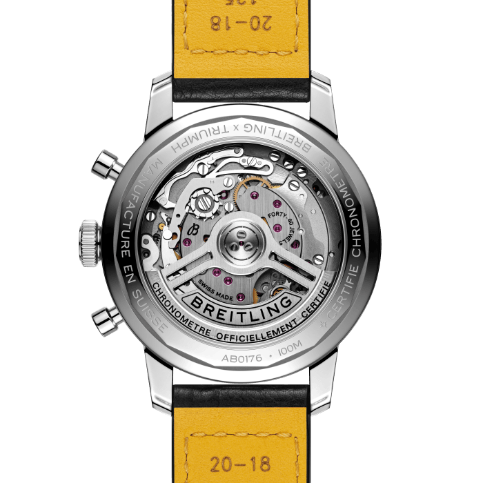  Shop Authentic Breitling Top Time B01 Triumph Blue Dial Black Leather Strap Watch for Men - AB01764A1C1X1 - Luxxuri