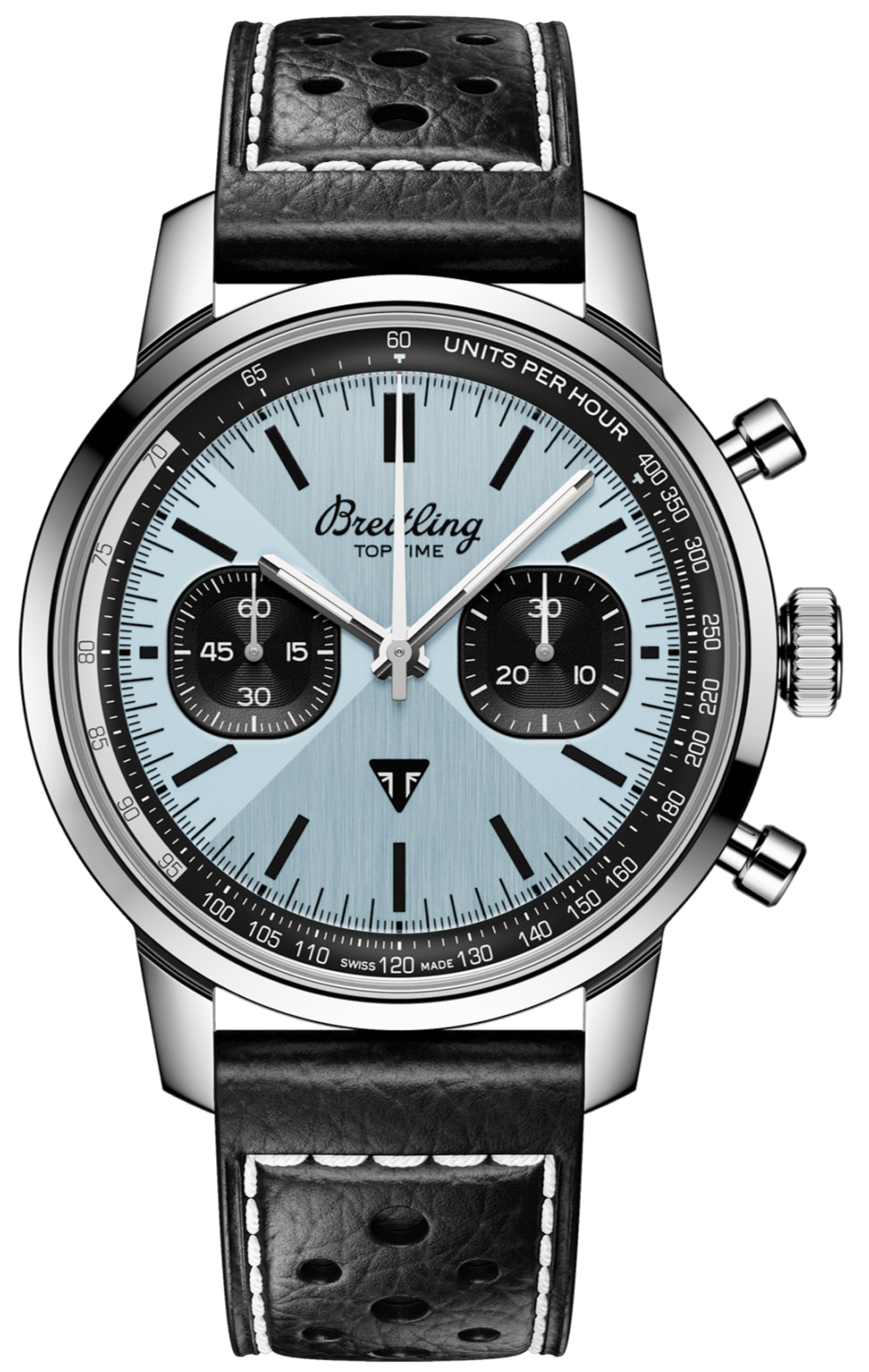  Shop Authentic Breitling Top Time B01 Triumph Blue Dial Black Leather Strap Watch for Men - AB01764A1C1X1 - Luxxuri