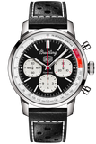  Shop Authentic Breitling Top Time B01 Deus Black Dial Black Leather Strap Watch for Men - AB01765A1B1X1 - Luxxuri