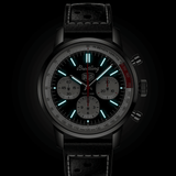  Shop Authentic Breitling Top Time B01 Deus Black Dial Black Leather Strap Watch for Men - AB01765A1B1X1 - Luxxuri