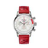  Shop Authentic Breitling Top Time B01 Ford Thunderbird White Dial Red Leather Strap Watch for Men - AB01766A1A1X1 - Luxxuri