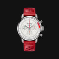  Shop Authentic Breitling Top Time B01 Ford Thunderbird White Dial Red Leather Strap Watch for Men - AB01766A1A1X1 - Luxxuri