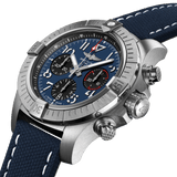  Shop Authentic Breitling Avenger B01 Chronograph 45 Blue Dial Blue Nylon Strap Watch for Men - AB01821A1C1X1 - Luxxuri