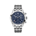  Shop Authentic Breitling Super Avi B04 Chronograph GMT 46 Tribute to Vought F4U Corsair Blue Dial Silver Steel Strap Watch for Men - AB04451A1C1A1 - Luxxuri