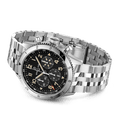  Shop Authentic Breitling Super Avi B04 Chronograph GMT 46 P-51 Mustang Black Dial Silver Steel Strap Watch for Men - AB04453A1B1A1 - Luxxuri