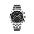  Shop Authentic Breitling Super Avi B04 Chronograph GMT 46 P-51 Mustang Black Dial Silver Steel Strap Watch for Men - AB04453A1B1A1 - Luxxuri