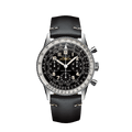 Breitling Navitimer Ref. 806 1959 Re-Edition Black Dial Brown Leather Strap Watch for Men - AB0910371B1X1