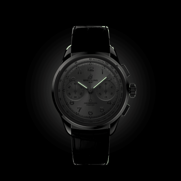  Shop Authentic Breitling Premier B09 Chronograph 40 White Dial Black Leather Strap Watch for Men - AB0930371G1P1 - Luxxuri