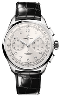  Shop Authentic Breitling Premier B09 Chronograph 40 White Dial Black Leather Strap Watch for Men - AB0930371G1P1 - Luxxuri
