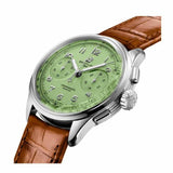 Shop Authentic Breitling Premier B09 Chronograph 40 Green Dial Brown Leather Strap Watch for Men - AB0930D31L1P1 - Luxxuri