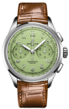 Shop Authentic Breitling Premier B09 Chronograph 40 Green Dial Brown Leather Strap Watch for Men - AB0930D31L1P1 - Luxxuri
