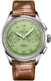 Shop Authentic Breitling Premier B09 Chronograph 40 Green Dial Brown Leather Strap Watch for Men - AB0930D31L1P1 - Luxxuri