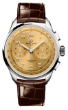  Shop Authentic Breitling Premier B09 Chronograph 40 Beige Dial Brown Leather Strap Watch for Men - AB0930F51H1P1 - Luxxuri
