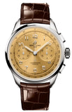  Shop Authentic Breitling Premier B09 Chronograph 40 Beige Dial Brown Leather Strap Watch for Men - AB0930F51H1P1 - Luxxuri