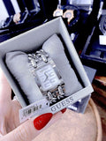  Shop Authentic Guess MOD G Diamonds Silver Dial Silver Steel Strap Watch for Women - GW0294L1 - Luxxuri
