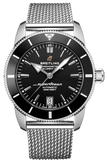  Shop Authentic Breitling Superocean Heritage B20 Automatic 42 Black Dial Silver Mesh Bracelet Watch for Men - AB2010121B1A1 - Luxxuri