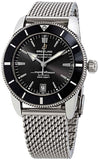  Shop Authentic Breitling Superocean Heritage B20 Automatic 42 Black Dial Silver Mesh Bracelet Watch for Men - AB2010121B1A1 - Luxxuri