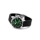  Shop Authentic Breitling Superocean Heritage B20 Automatic 42 Green Dial Black Mesh Bracelet Watch for Women - AB2010121L1S1 - Luxxuri