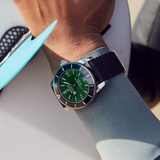 Shop Authentic Breitling Superocean Heritage B20 Automatic 42 Green Dial Black Mesh Bracelet Watch for Women - AB2010121L1S1 - Luxxuri