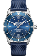 Breitling Superocean Heritage B20 Automatic 42 Blue Dial Blue Mesh Bracelet Watch for Men - AB2010161C1S1