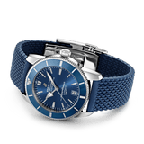  Shop Authentic Breitling Superocean Heritage B20 Automatic 42 Blue Dial Blue Mesh Bracelet Watch for Men - AB2010161C1S1 - Luxxuri