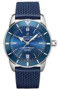 Breitling Superocean Heritage B20 Automatic 42 Blue Dial Blue Mesh Bracelet Watch for Men - AB2010161C1S1