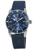  Shop Authentic Breitling Superocean Heritage B20 Automatic 42 Blue Dial Blue Mesh Bracelet Watch for Men - AB2010161C1S1 - Luxxuri