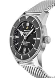  Shop Authentic Breitling Superocean Heritage B20 Automatic 46 Black Dial Silver Mesh Bracelet Watch for Men - AB2020121B1A1 - Luxxuri