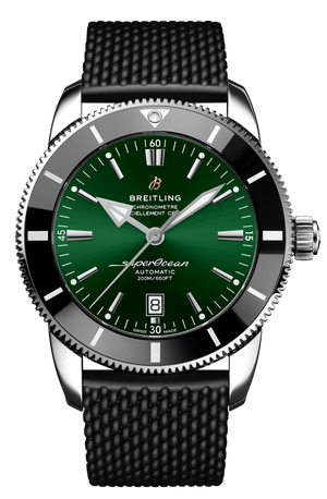  Shop Authentic Breitling Superocean Heritage B20 Automatic 46 Green Dial Black Mesh Bracelet Watch for Men - AB2020121L1S1 - Luxxuri
