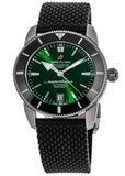  Shop Authentic Breitling Superocean Heritage B20 Automatic 46 Green Dial Black Mesh Bracelet Watch for Men - AB2020121L1S1 - Luxxuri