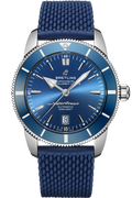 Breitling Superocean Heritage B20 Automatic 46 Blue Dial Blue Mesh Bracelet Watch for Men - AB2020161C1S1
