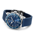 Breitling Superocean Heritage B20 Automatic 46 Blue Dial Blue Mesh Bracelet Watch for Men - AB2020161C1S1