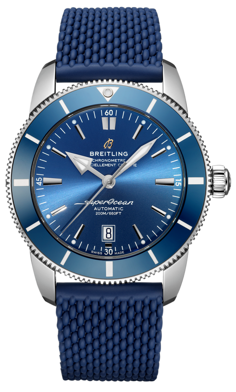 Shop Authentic Breitling Superocean Heritage B20 Automatic 46 Blue Dial Blue Mesh Bracelet Watch for Men - AB2020161C1S1 - Luxxuri