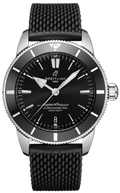 Breitling Superocean Heritage B20 Automatic 44 Black Dial Black Mesh Bracelet Watch for Men - AB2030121B1S1