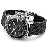  Shop Authentic Breitling Superocean Heritage B20 Automatic 44 Black Dial Black Mesh Bracelet Watch for Men - AB2030121B1S1 - Luxxuri