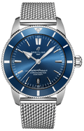  Shop Authentic Breitling Superocean Heritage B20 Automatic 44 Blue Dial Silver Mesh Bracelet Watch for Men - AB2030161C1A1 - Luxxuri