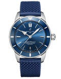  Shop Authentic Breitling Superocean Heritage II B20 44mm Blue Dial Blue Rubber Strap Mens Watch - AB2030161C1S1 - Luxxuri