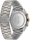  Shop Authentic Hugo Boss Champion Chronograph Black Dial Two Tone Steel Strap Watch for Men - 1513819 - Luxxuri
