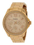  Shop Authentic Fossil Cecile Rose Gold Dial Rose Gold Steel Strap Watch for Women - AM4483 - Luxxuri