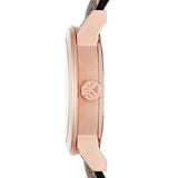  Shop Authentic Burberry The City Pink Dial Brown Leather Strap Watch for Women - BU9236 - Luxxuri